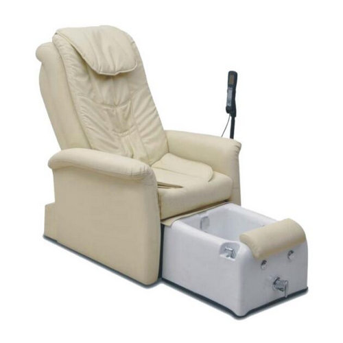 white comfortable durable foot spa bath pedicure chair / whirlpool spa massage chair