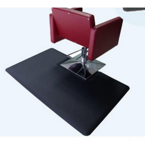 Cheap modern durable barber chair beauty furniture PU salon mat / square base chair mats