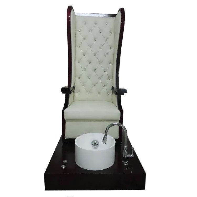 High back King Queen throne manicure bowl chair pedicure station