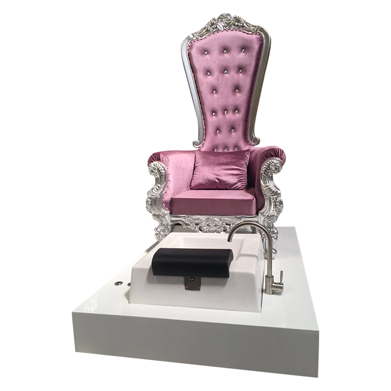 King throne pedicure bowl chairs with basin
