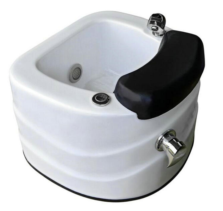  Beauty Spa Sink Tub Pedicure Bowl Foot Wash Pedicure Sink with faucet Pedicure Spa Basin Foot Basin