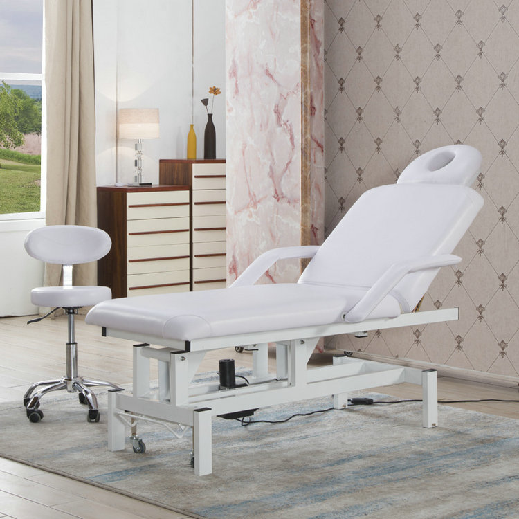 Rotatable beauty bed salon equipment massage clinic treatment table facial chair