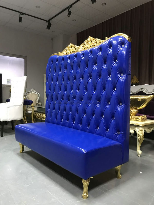Queen spa nail throne client manicure pedicure waiting sofa leisure reception chair beauty salon customer couch