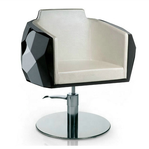 custom black hair salon chair / comfortable salon furniture / hydraulic women styling chairs