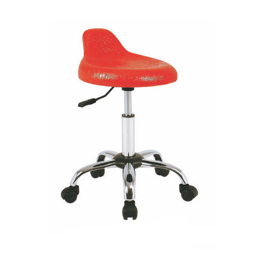 Adjustable beauty salon task chairs / hydraulic styling chair master saddle stool