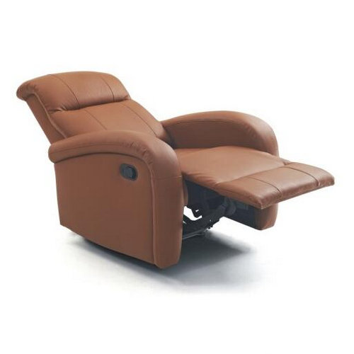 Comfortable genuine leather lift functional airbag massage rocking recliner chair