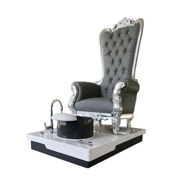 Cheap whirlpool Queen nail throne chair spa pedicure station