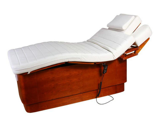 Ergonomic wood adjustable electric massage table facial bed