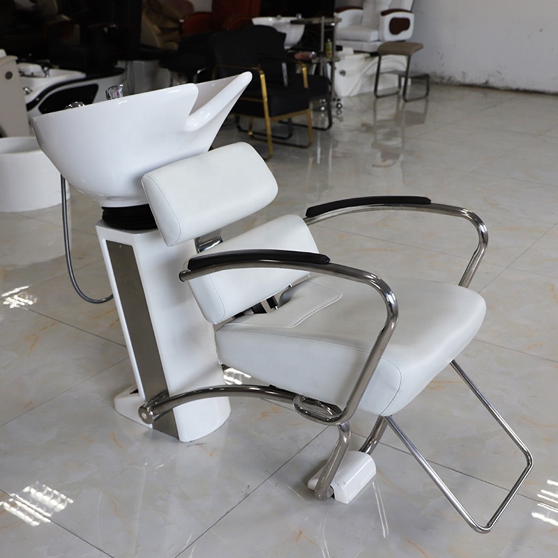 Alibaba Hair Backwash Bed Barber Shampoo Chair Sofa Massage Bowl Sink Unit Station Salon Spa Equipment
