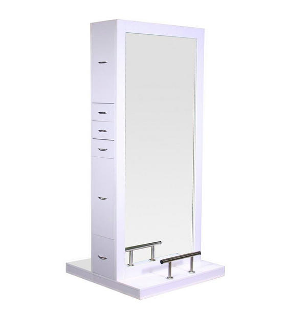 Hot Sale Classic French Style Double Mirror High Gloss Station 