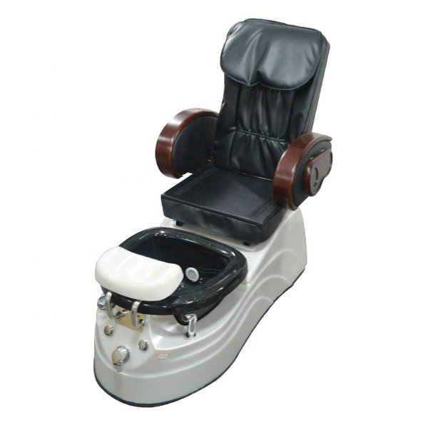 electronic foot spa pedicure massage sofa chair with portable glass bowl