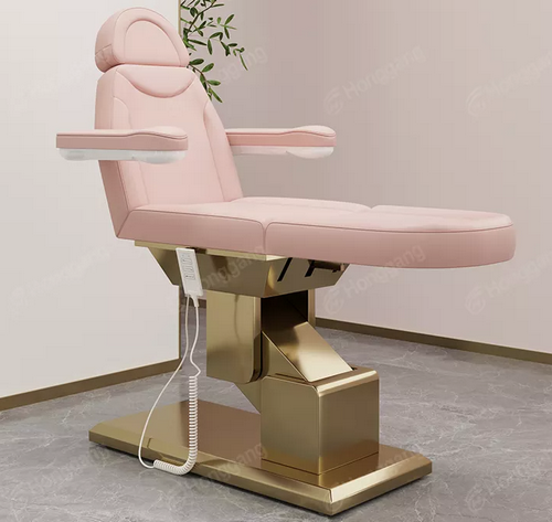 Electric Cosmetic Bed Beauty Spa Salon Chair Folding Treatment Therapy Table Eyelash Extension Facial Bed Treatment Podiatry Table Facial Massage Dental Aesthetic Reclining Chair 